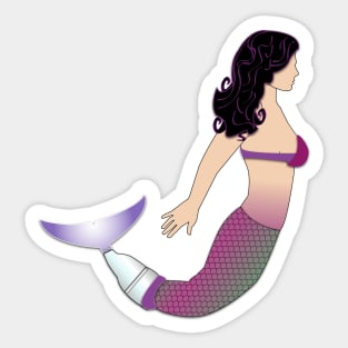 Amputee Mermaid Sticker